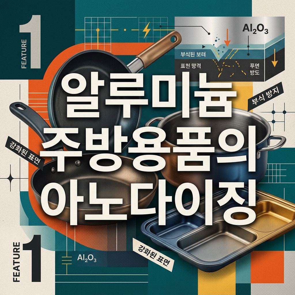 알루미늄 주방용품의 아노다이징: 표면 산화피막의 역할과 관리 방법